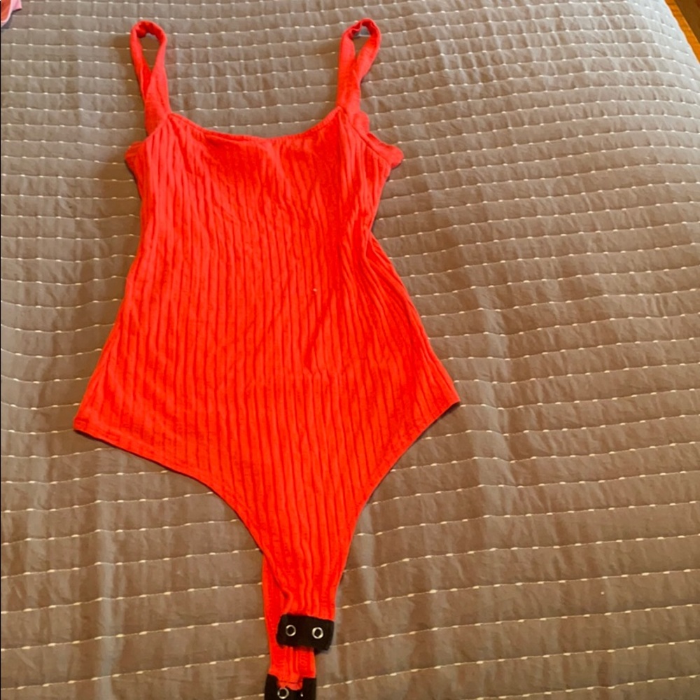 Forever 21 red bodysuit